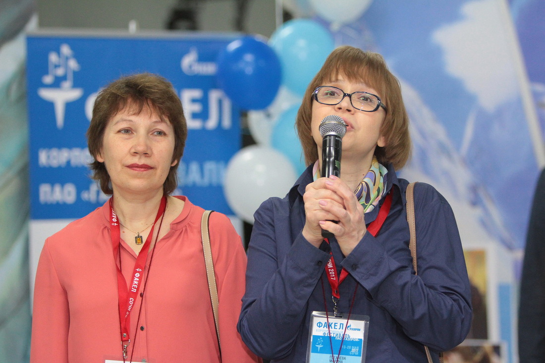 Жюри конкурса Ольга Лукомская и Марина Пугачева (слева направо)