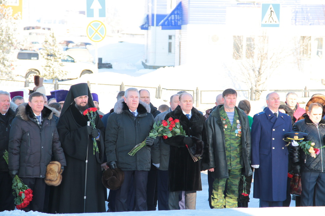 Митинг, посвященный Дню памяти россиян, исполнявших служебный долг за пределами Отечества, прошел в г. Югорске