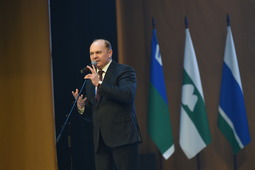 Петр Созонов — генеральный директор ООО "Газпром трансгаз Югорск"на церемонии закрытия