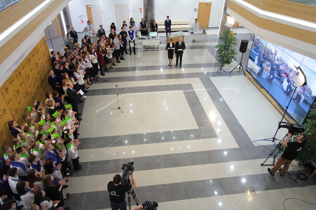 Церемония открытия прошла в формате телемоста между городами Югорск и Ханты-Мансийск