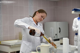 Выполнение практического задания конкурса в химико-аналитической лаборатории Комсомольского ЛПУМГ ООО «Газпром трансгаз Югорск»