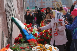 Возложение цветов к мемориальному комплексу «Воинская слава»