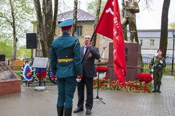 Марш Знамени Победы в Горнозаводске (Пермский край)