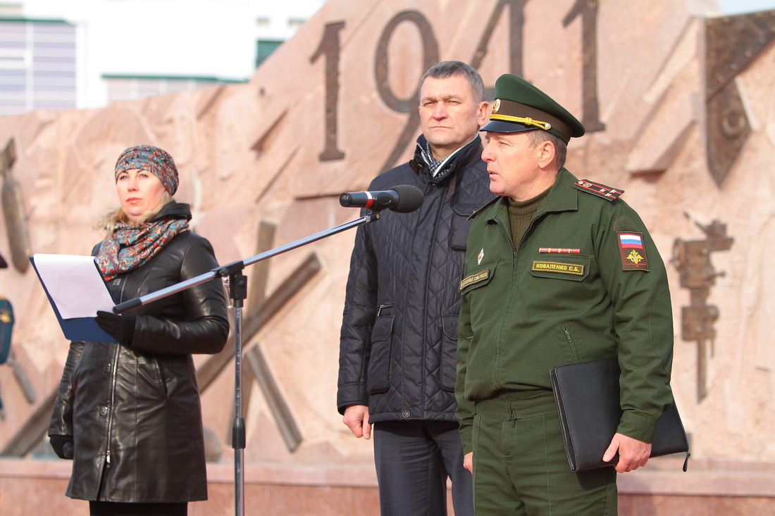 Военно-патриотическая акция в Югорске, приуроченная ко Всероссийскому дню призывника