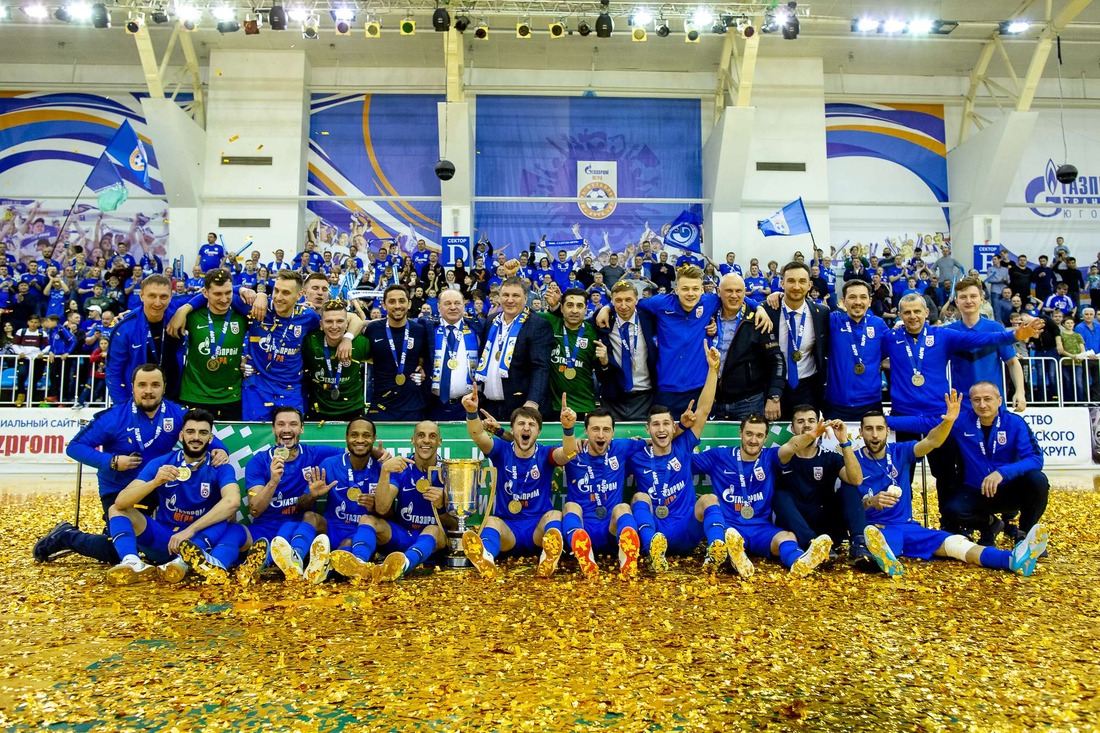 Мини-футбольный клуб «Газпром-Югра» основан 1 сентября 1993 года. Клуб — четырехкратный победитель Кубка России, двукратный чемпион России среди клубов Суперлиги (2014/2015, 2017/2018), обладатель Кубка УЕФА сезона 2015/2016