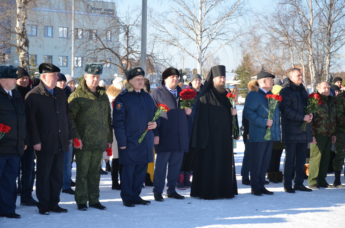 Представители «Газпром трансгаз Югорска» приняли участие в митинге, посвященном Дню защитника Отечества