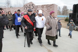 В церемонии открытия приняли участие ветераны Великой Отечественной войны