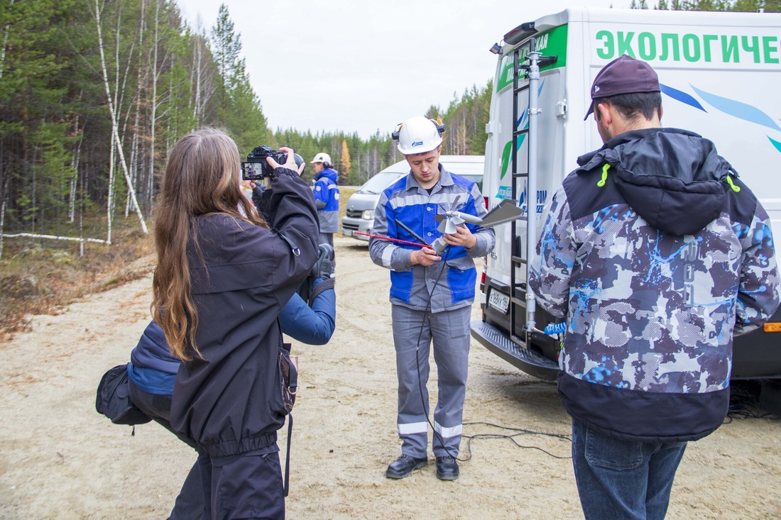 На объектах ООО «Газпром трансгаз Югорск» прошел экологический пресс-тур