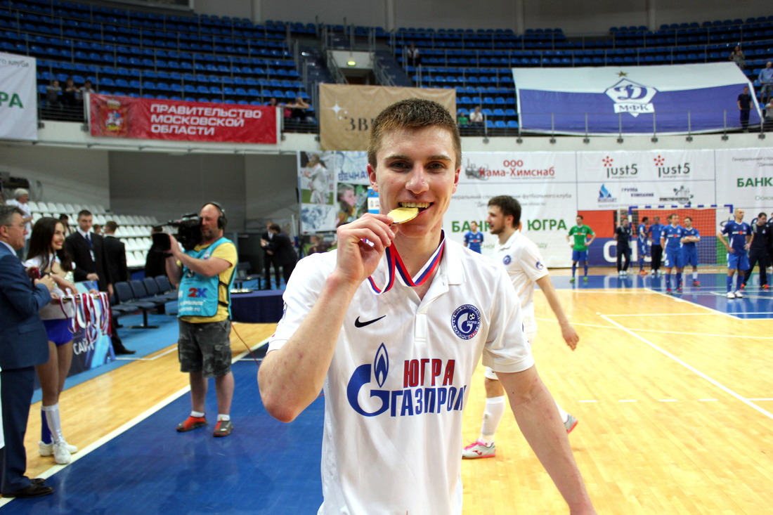 Иван Чишкала, нападающий МФК «Газпром-Югра», лучший игрок финального матча по версии KNAUF