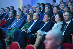 Во время праздничного концерта, посвященного 50-летию ООО «Газпром трансгаз Югорск»