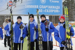 Команда заняла 1 место по лыжным гонкам