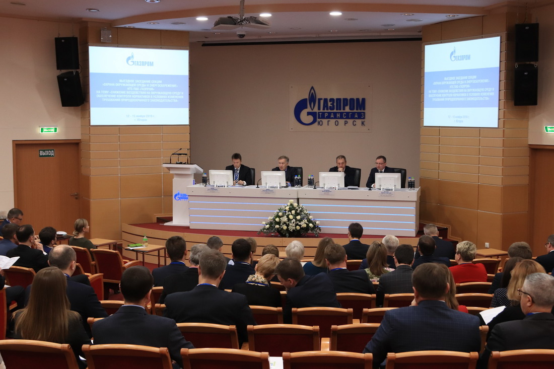 Порядка двухсот человек принимают участие в работе секции "Охрана окружающей среды и энергосбережение" Научно-технического совета ПАО "Газпром" в Югорске