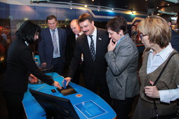 Почетные гости посетили корпоративный музей ООО «Газпром трансгаз Югорск»