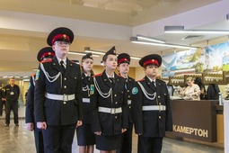 Так встречали Знамя Победы в Белоярском (ХМАО-Югра)