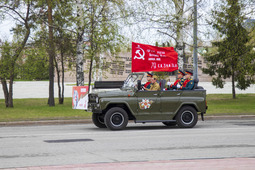 Символ Победы вернулся на место хранения в центральный офис ООО «Газпром трансгаз Югорск» (Югорск, ХМАО-Югра)