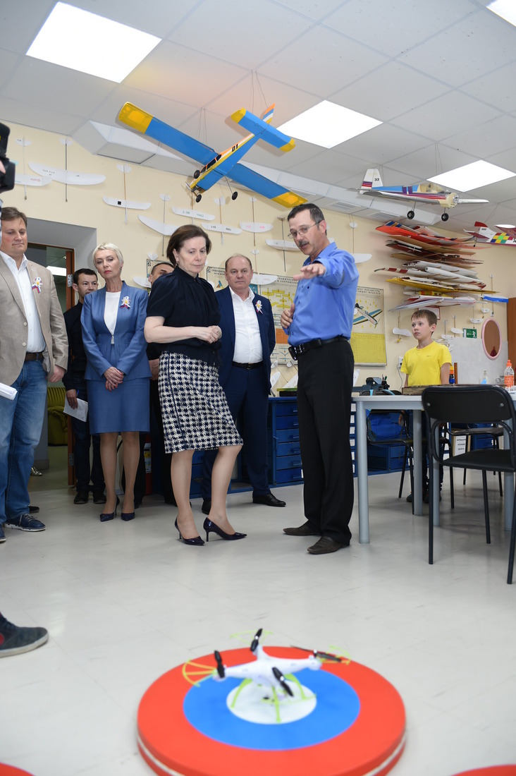 Наталья Комарова посетила клуб юных техников «Интеграл» КСК «Норд» ООО «Газпром трансгаз Югорск»