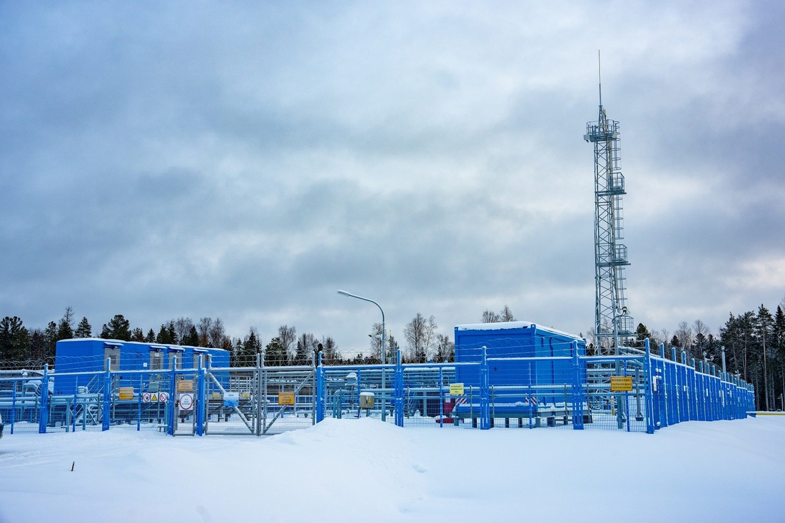 АГРС в поселке Зеленоборск