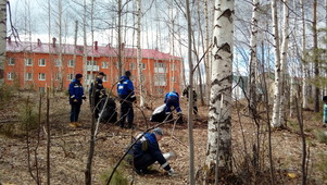 Сотрудники Октябрьского ЛПУМГ