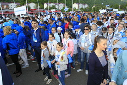 Делегация «Газпром трансгаз Югорска» на митинге, посвященном 70-летию Победы