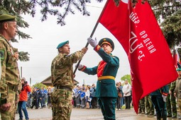 Символ Победы прибыл в село Березовка (Пермский край)